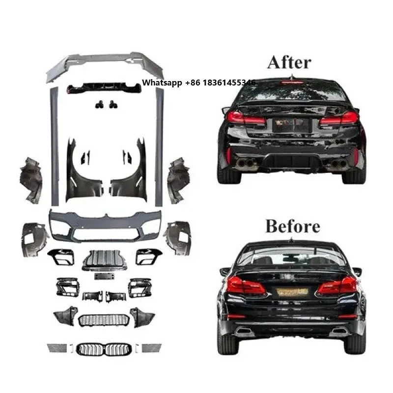 

For 5 Series G30/ G38 Upgrade 2021-2023 Wide M5 Bodykit YouKiss High Quality Genuine Car Body Kit 2018-2020