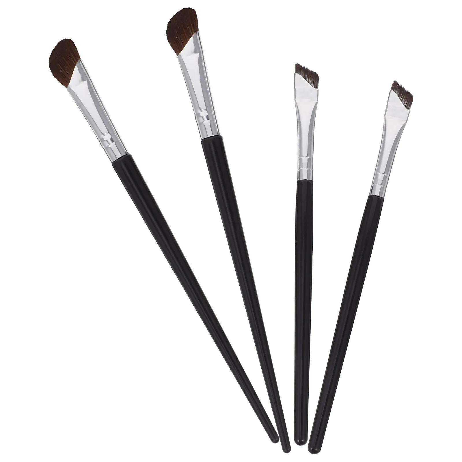 

4Pcs Nose Contour Eyebrow Brushes Angled Eyeliner Concealer Applicator Eye Makeup Brush Set Eye Makeup Angled Eyeliner Brush