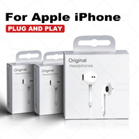 Original Earphones For Apple iPhone 17 16 15 14 Pro Max In-Ear Earbuds Type-C Lightning 3.5 mm Wired Headsets For Samsung Xiaomi