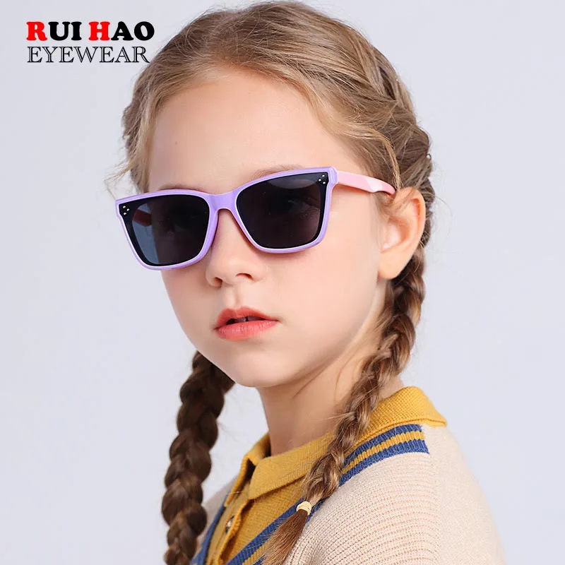Kids Polarized Sunglasses 4 Color Options Unisex Leisure Sun Glasses Outdoor Design Eyeglasses for Children