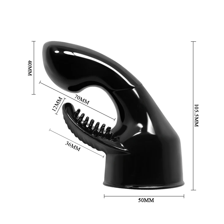 BAILE 6 type AV Vibrator Headgear G-spot Stimulator Female Masturbator Sex Products Magic Wand Vibrator Head Attachments Sex Toy