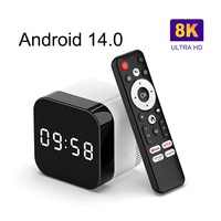 H96 MAX Allwinner H728 Octa Core Smart TV Box Android 14 Media Player 8K Wifi6 BT Voice Remote Set Top Box