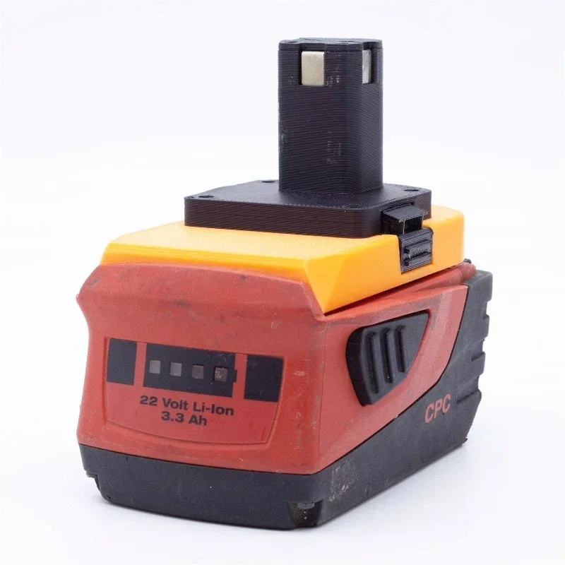 Adapter for HILTI 22V B22 CPC Li-ion Battery Convert to for RYOBI ONE+18V Cordless Tools  (Not include tools and battery)