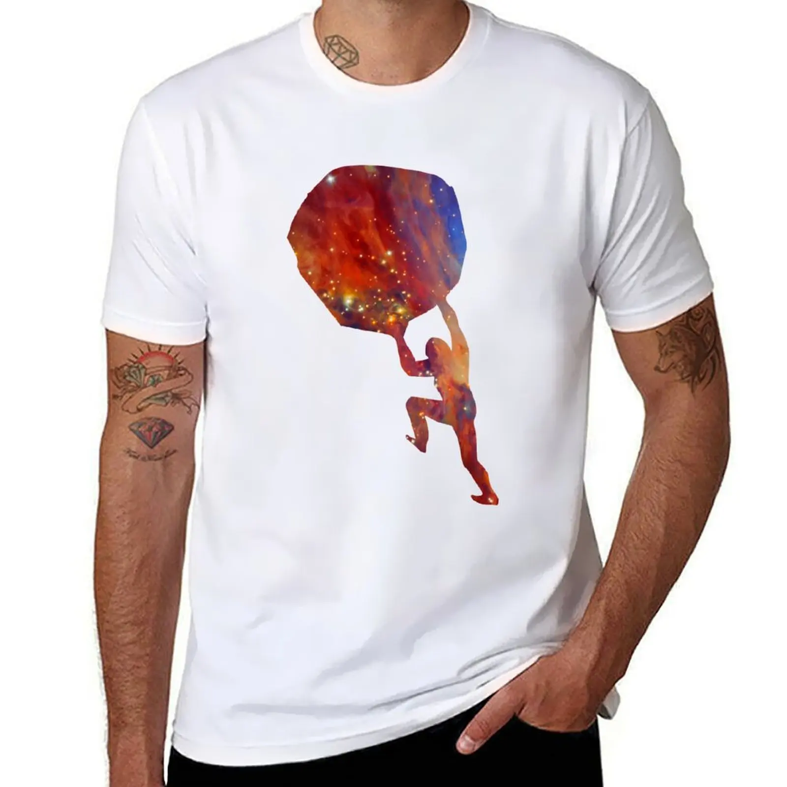 

Sisyphus T-Shirt man t shirts graphic t shirts for man cotton funny T-Shirt