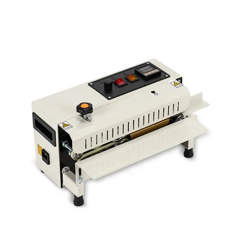 FR-400 Automatic Fast Speed 12M/Min Pouch Aluminum Foil Heat Packing Sealing Machine Continuous Plastic Bags Band Sealer