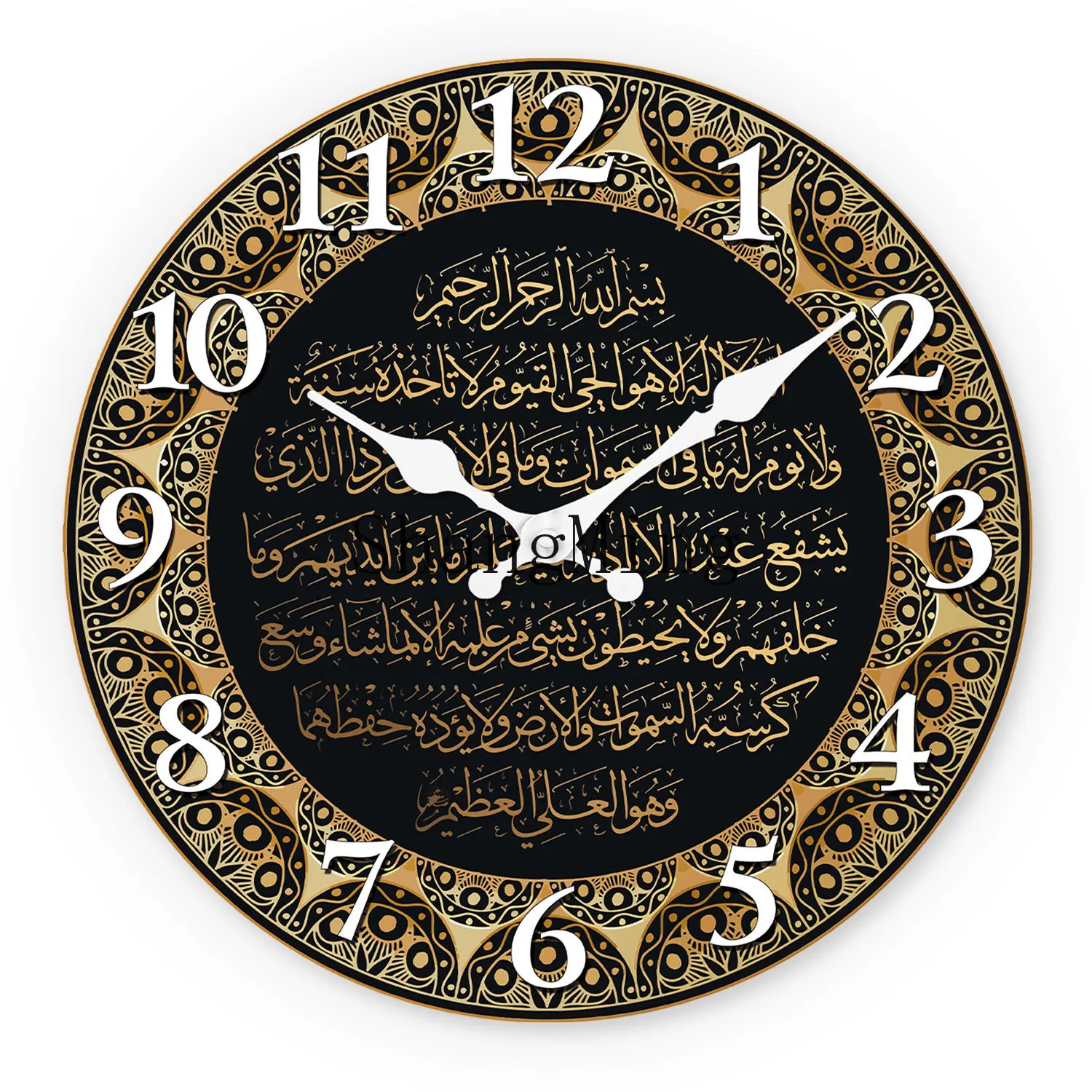 

DSA Wholesale Vintage Religious Scriptures Wooden Wall Clocks, Decorative Clocks