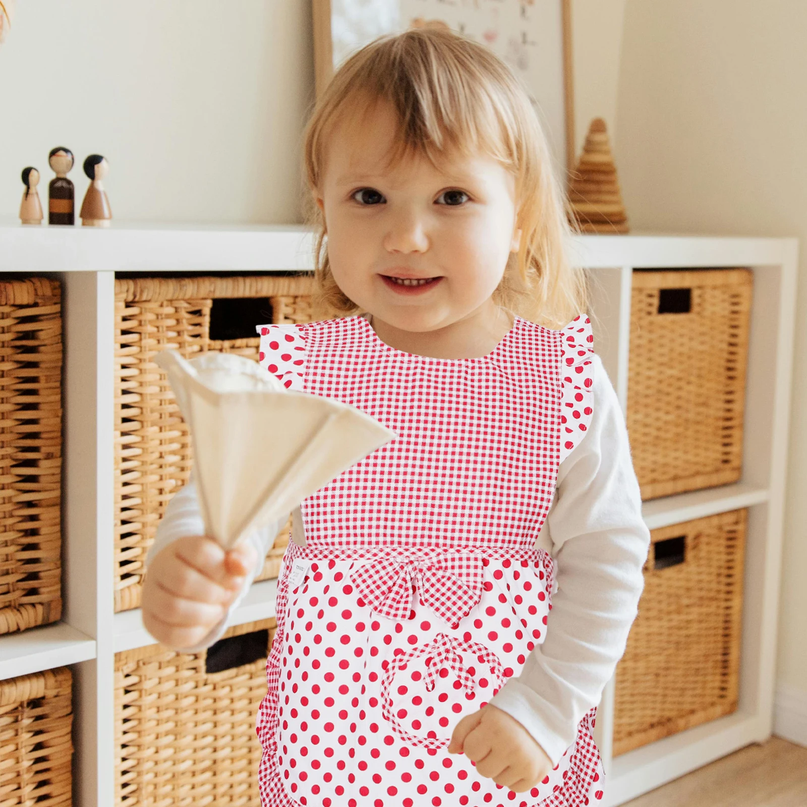 

1 Set Toddler Cotton Sleeveless Summer Design Adjustable Antistain Reusable Kids Smock Painting Picnic Baking Craft Dinner Bib