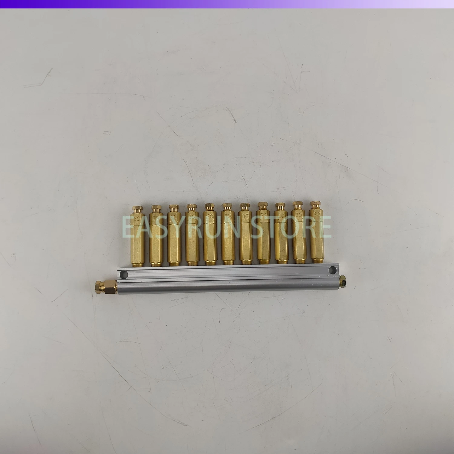 Oil Piston Aluminum Distributor 11 Outlets DX/10/20/30/40/50 Resistance volumetric 4mm Oil Distributor Thread R1/8