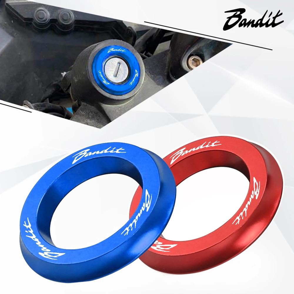 لسوزوكي GSF اللصوص 600 650 1200 12500 Bandit600 Bandit650 Bandit1200 دراجة نارية الملحقات مفتاح إشعال حلقات للغطاء مفتاح