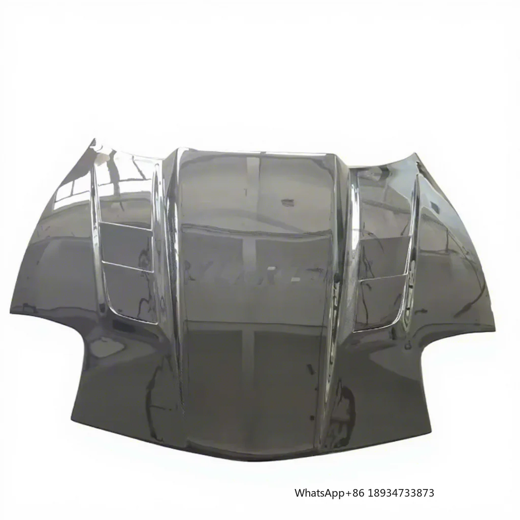 For Chevrolet Chevy CORVETTE C5 Carbon Fiber Bonnet Engine Cover Hood Vents Scoop Bodykit