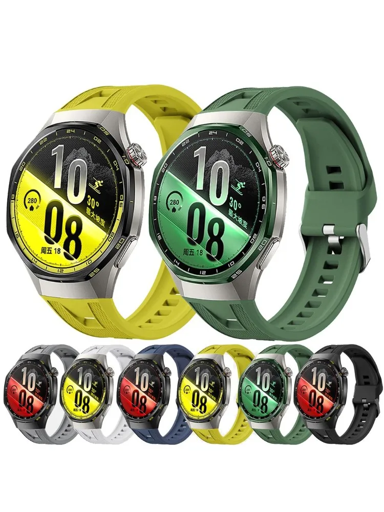 Silikonowy pasek do Huawei Watch GT 7 Pro 46mm, sportowy pasek 22mm do Huawei Watch GT 6 Pro, akcesoria do bransoletki. — 2