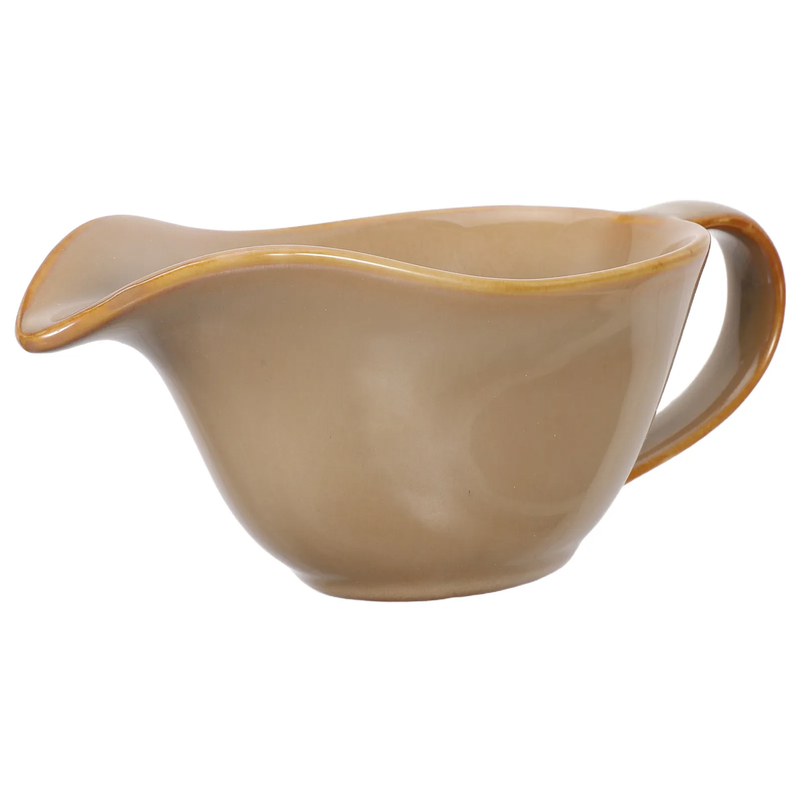 

Porcelain Gravy Boat Ceramic Jug Sauce Pitcher for Dining Serving Salad Dressing Milk Creamer Sauce Pot Heat Retention Spout
