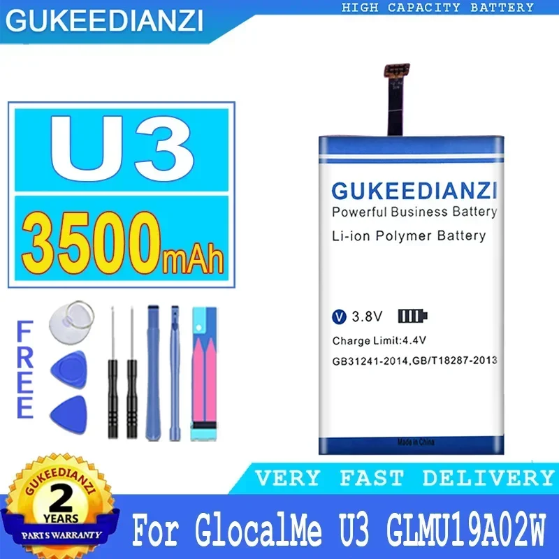 

Аккумулятор для GlocalMe U3 GLMU19A02W U2 U2S U2CS E1, 3500 мАч/4100 мАч