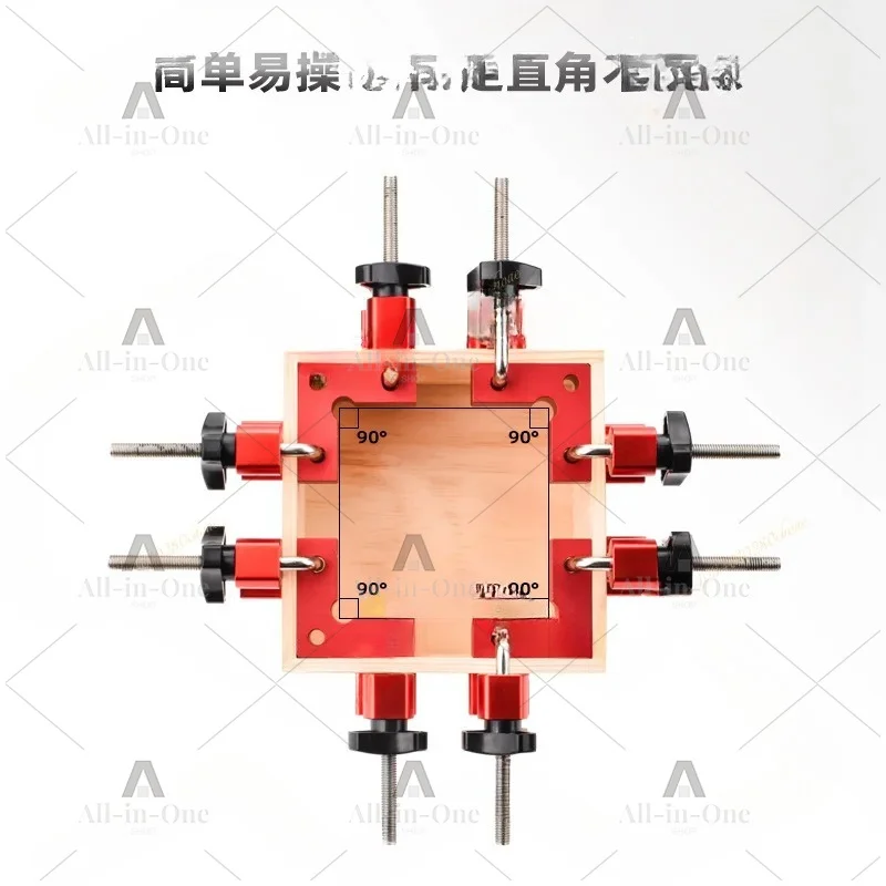 Mini wooden board right angle fixing clip 90 degree splicing woodworking auxiliary positioning fixture right angle block puzzle