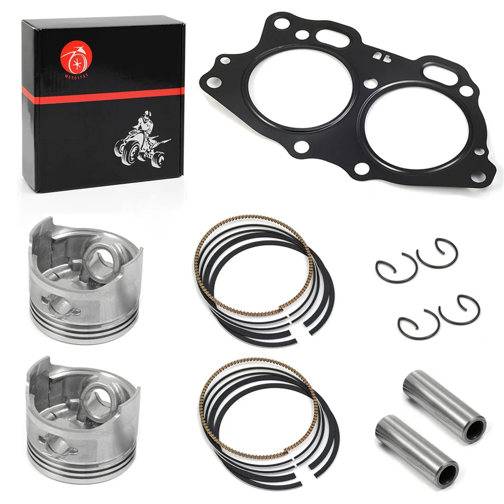 Top End Rebuild Kit Piston Ring Gasket STD For EZGO 4 Cycle Gas Golf Cart 350cc EH35C MCI Fuji Robin Engine 1996-2008 72504G01