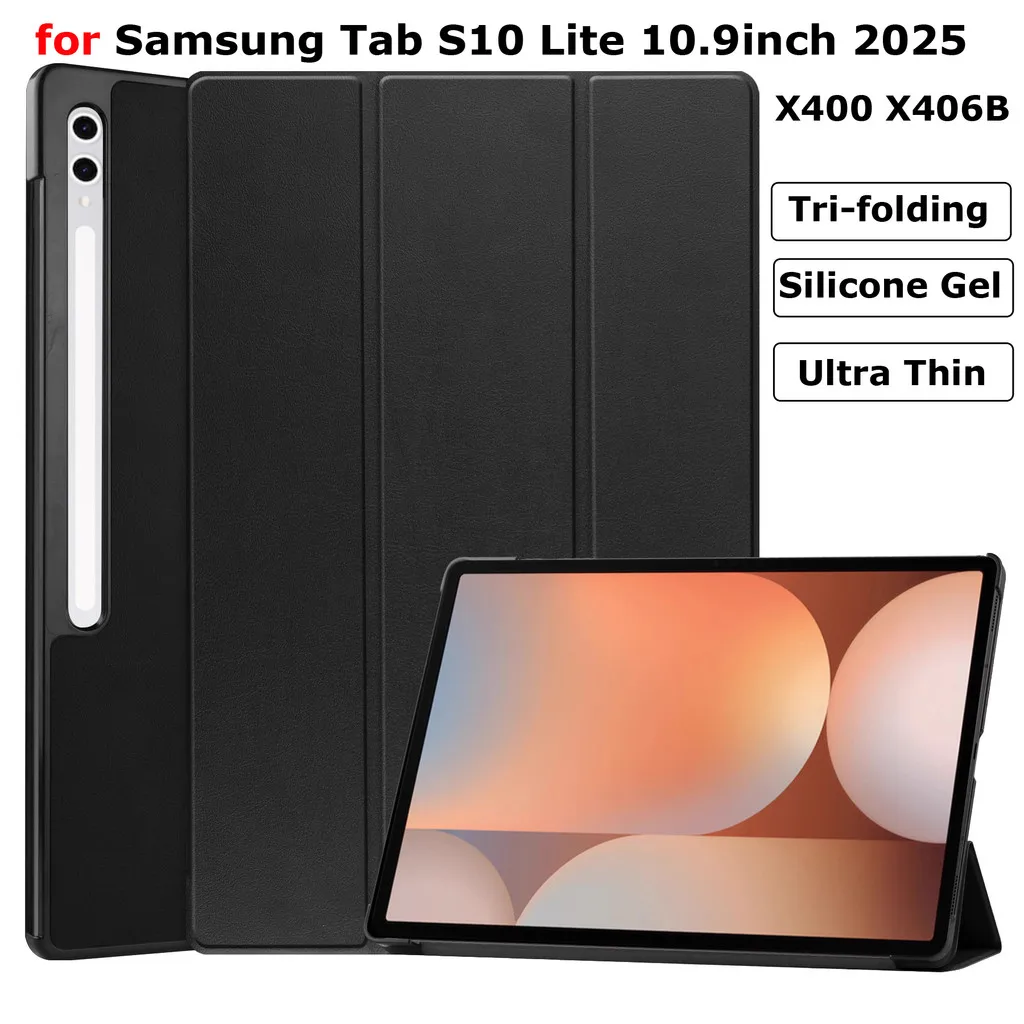 

Чехол для Samsung Galaxy Tabb S10 Lite 11 дюймов 2025 X406 S10 FE X520 A9 X110 A7 S6 Lite A8 A9 + S8 S7 S9 FE Силиконовый гелевый чехол для планшета