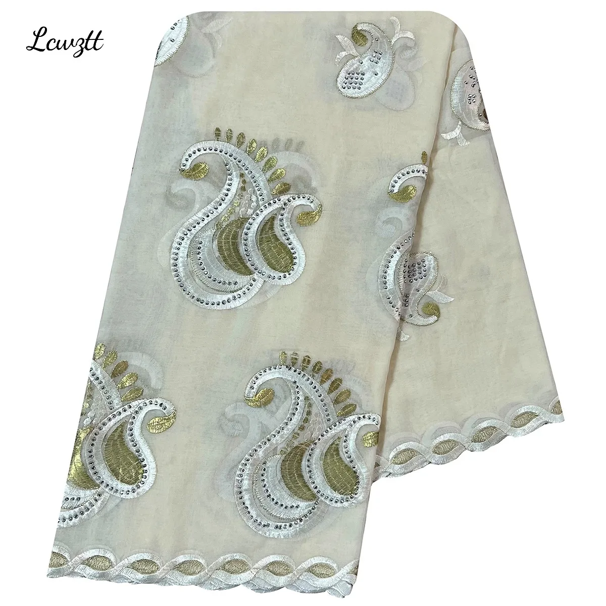 2023 Fashion Hot Sale African Women Scarfs Big Circle Design Big Embrodiery Cotton Big Size Muslim Scarf for Shawls Pashmina