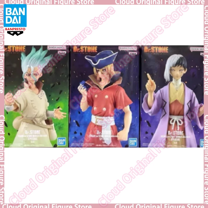 

В наличии: 100% Оригинальные фигурки персонажей аниме Dr. Stone (Сенку Ишигами, Рюсуи Нанами, Асагири Ген) для коллекционирования и хобби.