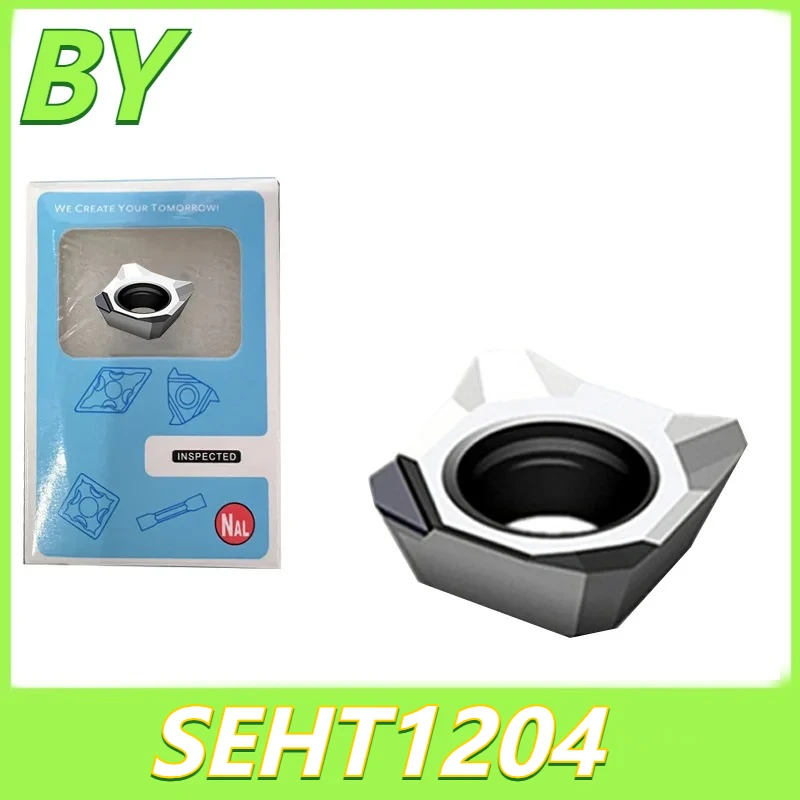 

SEKT1204 SEHT1204 PCD Алмазная вставка SEHT 120404 120408 PCD Концевая фреза из алюминиевого сплава Инструмент с ЧПУ Твердосплавный токарный станок CBN