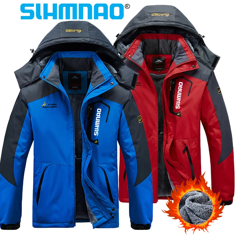 New Winter Fishing Suit Men\'s Fisherman Fishing Jacket Long Pants Thick, Warm, Waterproof, Windproof Snow Skiing Suit Set 2025
