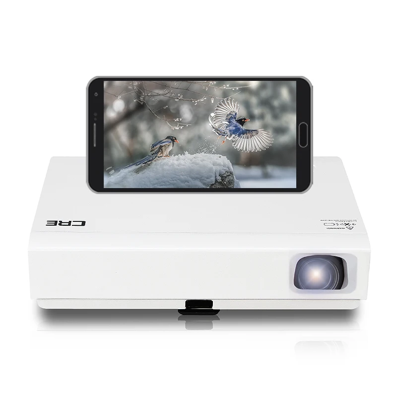 Digitale Projector Voor Home Office School 50-250Inch Scherm Android 4.4 Systeem Draadloze Wifi Dlp 3LED Projector