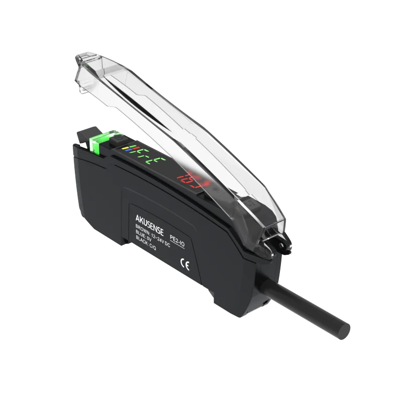 Akusense PE2 Series High-Performance Fiber Amplifier Diffusive Optical Detection Motion Sensor Fiber Optic Sensor For Optimal