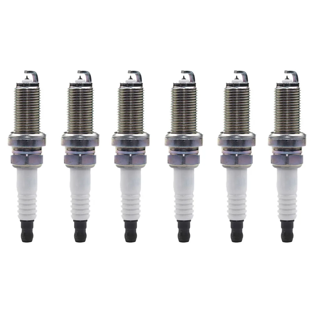 

6pcs Spark Plugs For Kia K5 Sportage Sorento Nissan Altima Elgrand X-Trail Maxima Patrol Hyundai Sonata Infiniti FX 596081