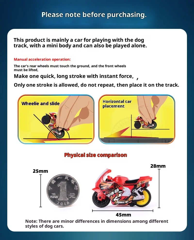 Genuino nuevo 2025 Miniso Idoon Sogo Mini dedo motocicleta coche modelo colección creativa conmemorar regalos juguetes de cumpleaños