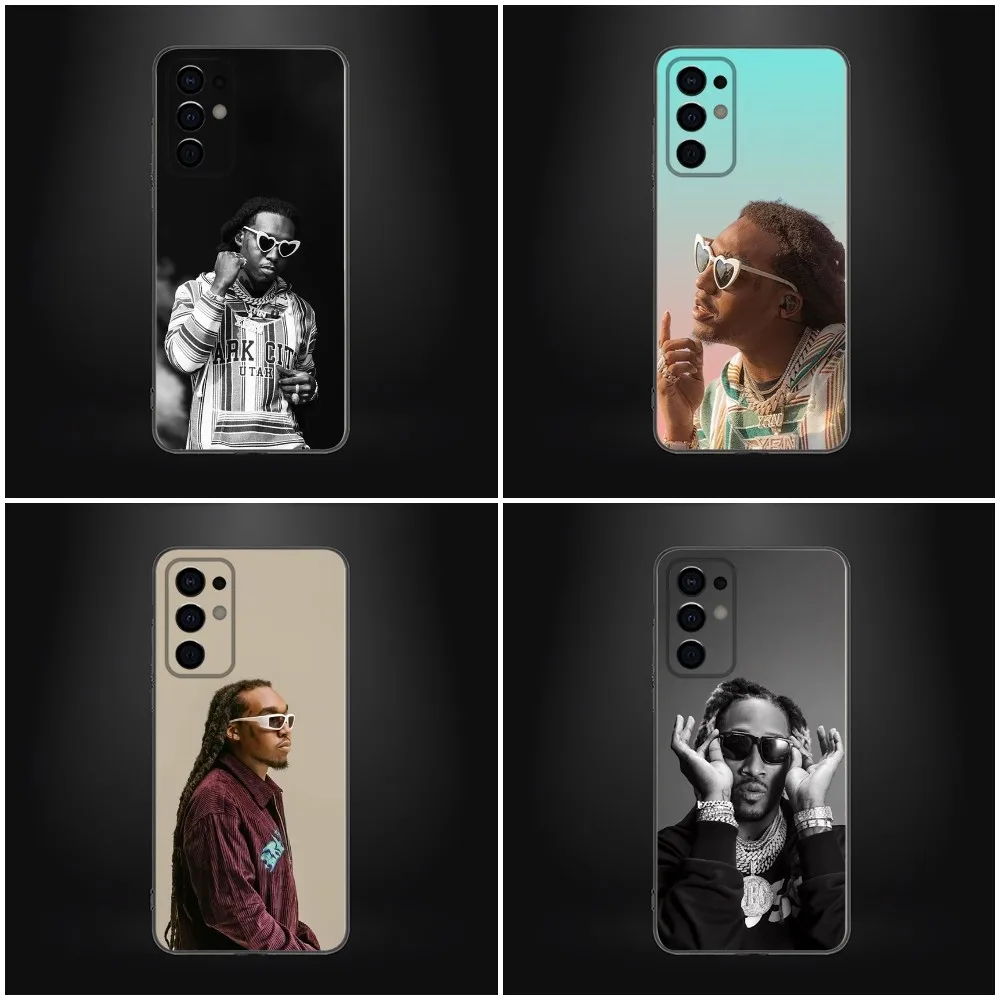 M-Migos Takeoff Phone Case For Samsung Galaxy A13,A21s,A22,A31,A32,A52,A53,A71,A80,A91 Soft Black Shell