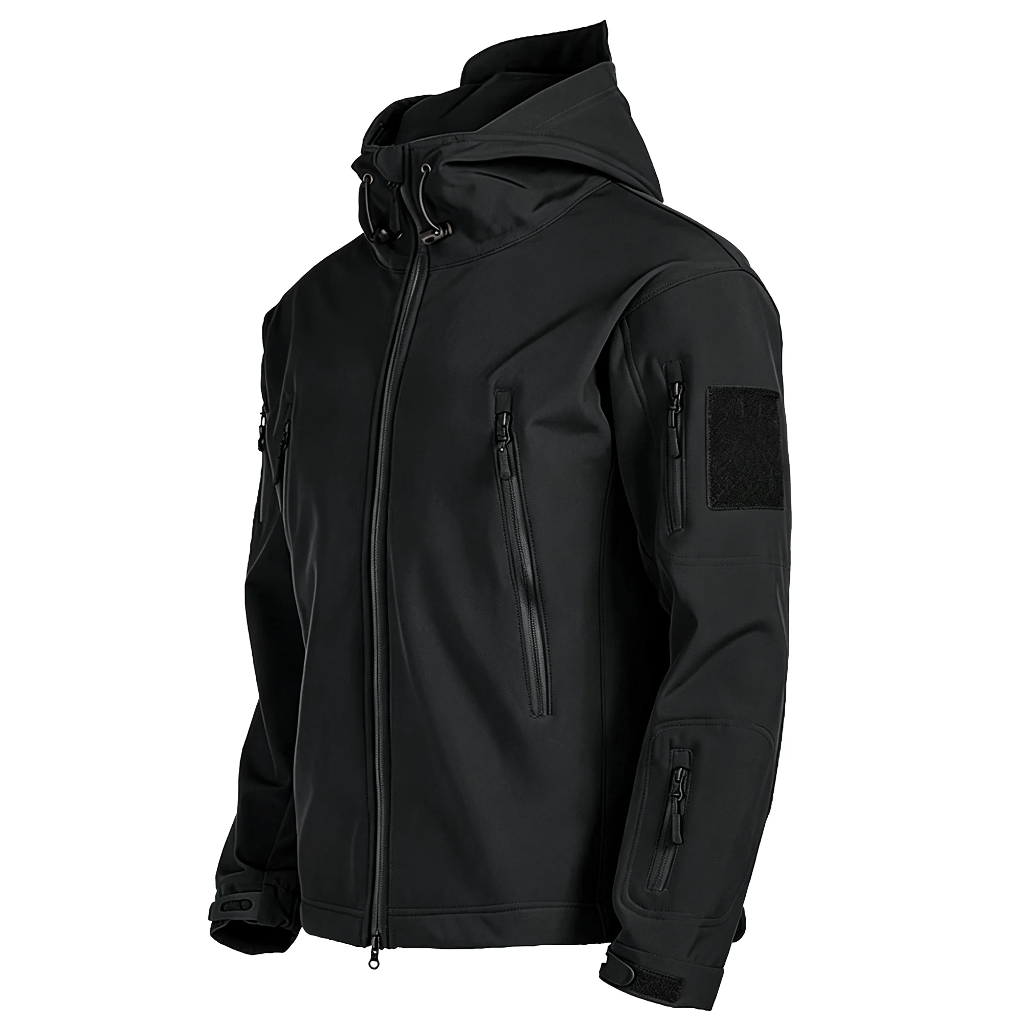 Military Tactical Soft Shell Jackets Men Windproof Waterproof Cargo Jacket Mens Army Combat Jackets Mens Hooded Bomber Coats