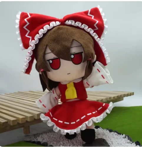 

Милая аниме проект TouHou Hakurei Reimu Косплей милая фигурка Сидящая девочка кавайная подушка подарки
