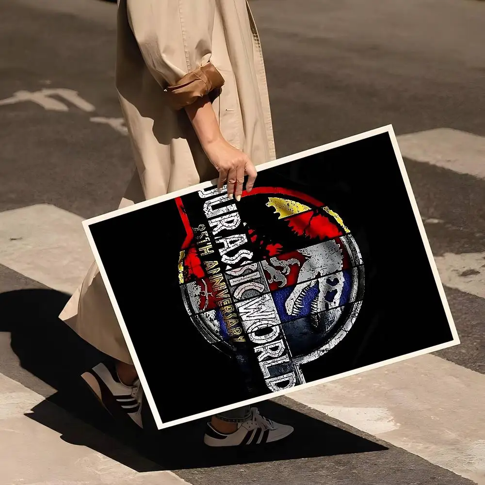 ديناصور J-Jurassic Park مطبوعات وملصقات ذات نوعية جيدة غرفة عتيقة مقهى ديكور ديكور المنزل