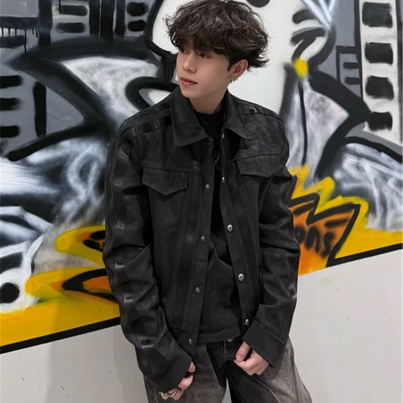 MWJLPWQ Retro Black Suede Spli - đánh giá và giá Leatherwork Workshop