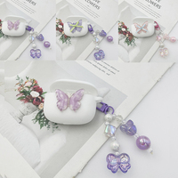 luxury Earphone Cover For Oraimo FreePods 4/Roll/Rock/Airbuds 3 Case Silicone case with keychian cover