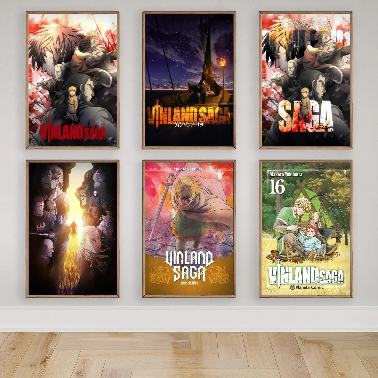 vinland saga Canvas Art Poster, Wall Art, Picture Print, Modern Family, Bedroom Decor, Posters