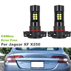 For Jaguar XF X250 2008 2009 2010 2011 2pcs/lot CANbus Error Free 3030 21SMD White H16 5202 PS19W LED Backup Reversing Light