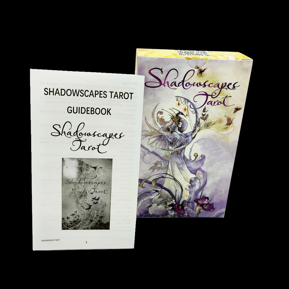 12x7cm Shadowscapes Divination Tarot with Guide Book myths, and folklore from cultures around the world.