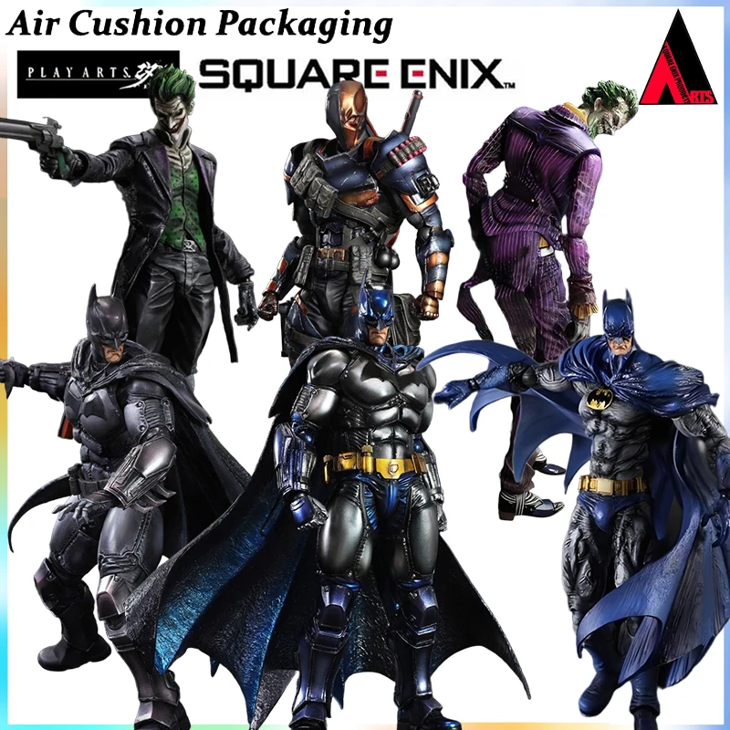 

Оригинальные фигурки SQUARE ENIX PlayArts Kai Series: Истоки Акхама, Город Акхам, Бэтмен, Джокер, Нилл 1970, коллекционные модели игрушек