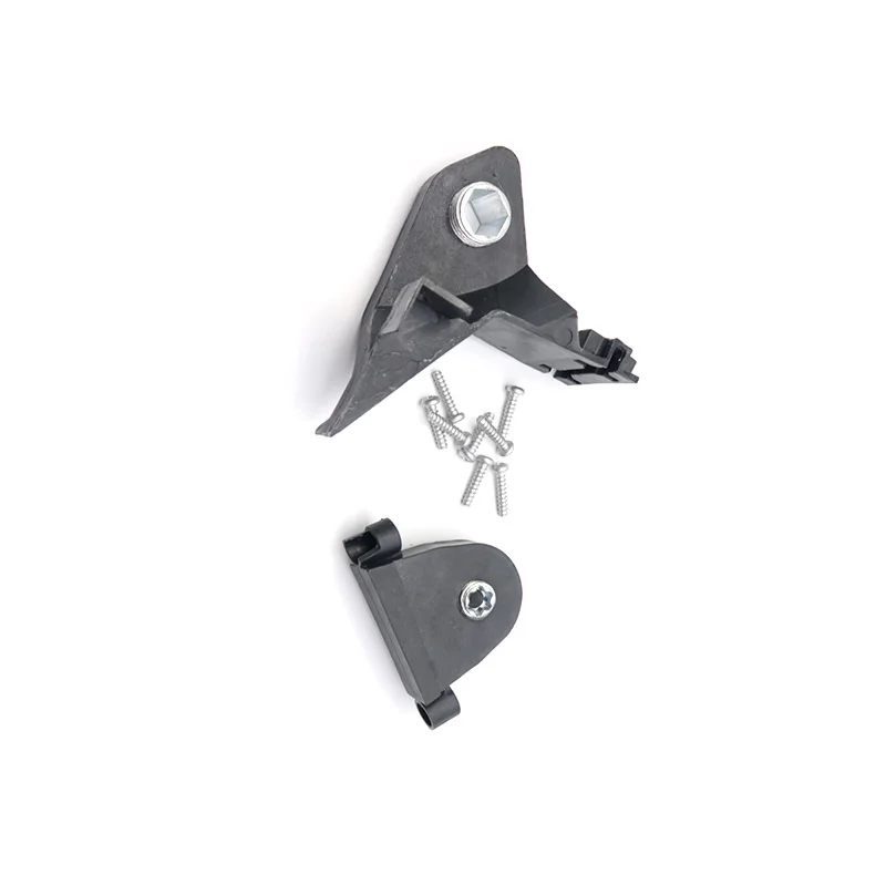 메르세데스-벤츠 GLC W253 2016-2018 용 2x 우측 자동차 헤드 라이트 수리 키트 플라스틱 액세서리 블랙 브래킷 조