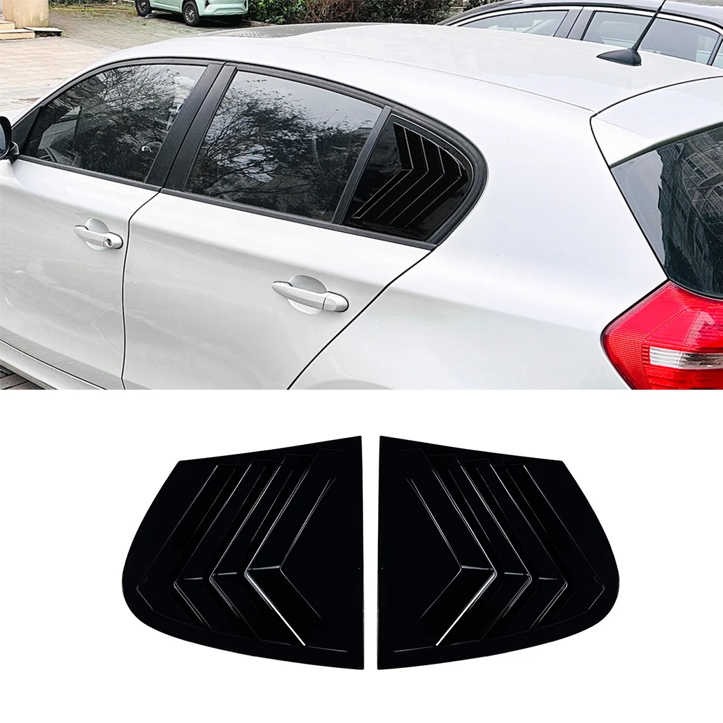 Фото Заднее стекло, боковое вентиляционное отверстие, жалюзи, накладка, автомобильные аксессуары для BMW 1 серии E87 2005 2006 2007 2008 2009 2010 2011