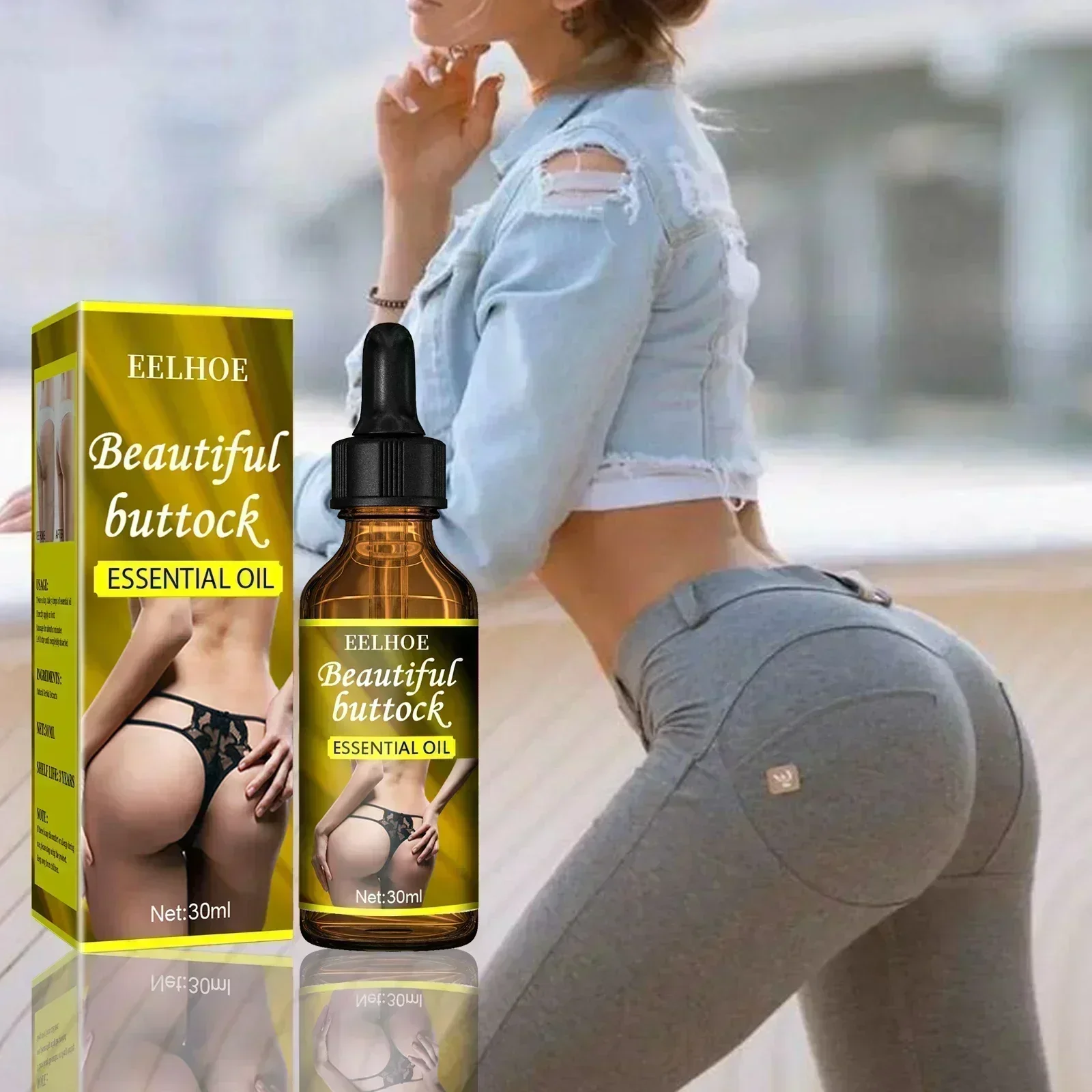 Glutei Essential S Crescita rapida Butt Enhancer Ingrandimento del seno Corpo Cura sexy per le donne Hip Lift Butt Enhancement S 👍