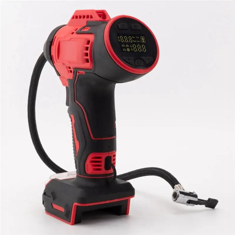 ABKW-Kit de compresor de aire inflador de neumáticos inalámbrico, medidor Digital de 160PSI para batería de 18V