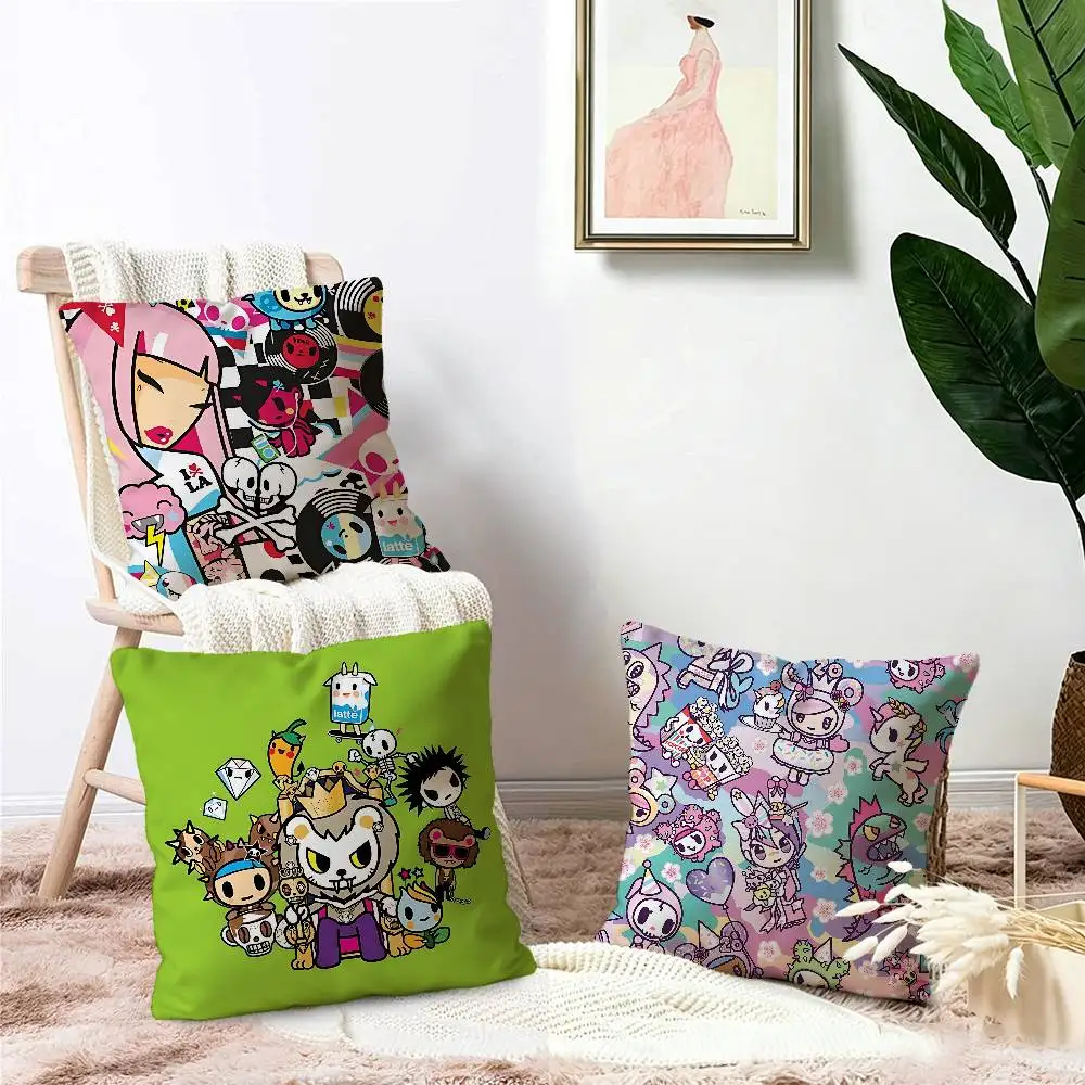 Japan Tokidoki Anime Pillowcase toon Gift Cushion Cover Bedroom Home Sofa Chair Seat Decor pillow case