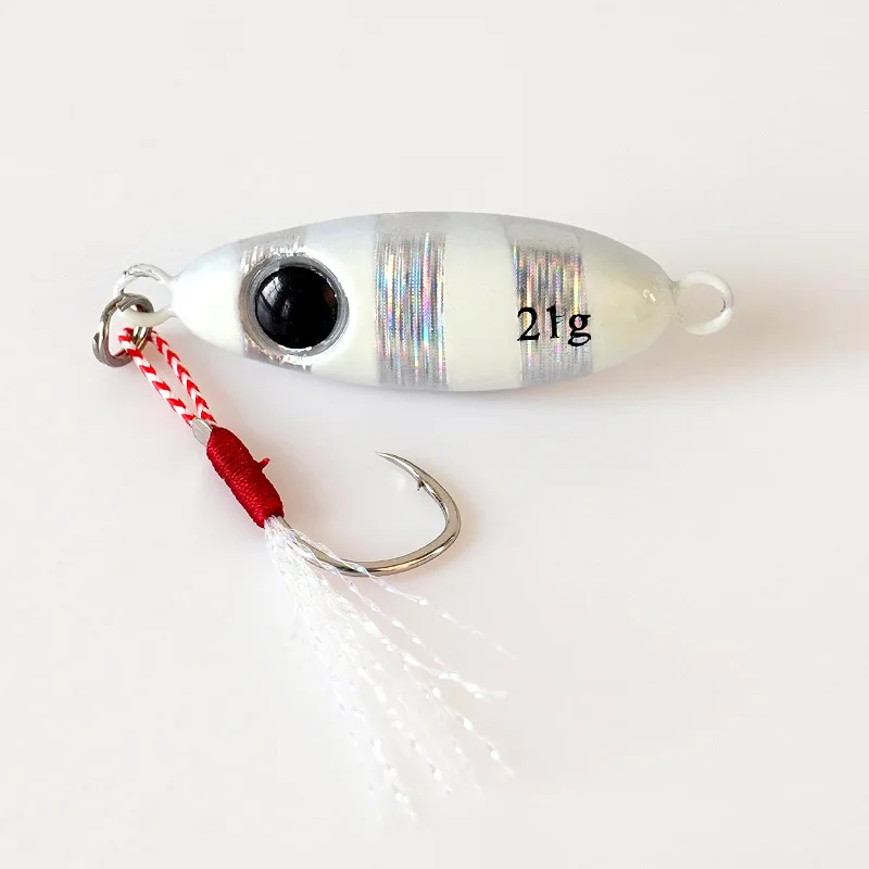 1PC Micro Metal Jig Fishing Lures 5.5g/7.5g/10g/14g/17g/21g Shore Casting Jigging Spoon Saltwater Artificial Bait