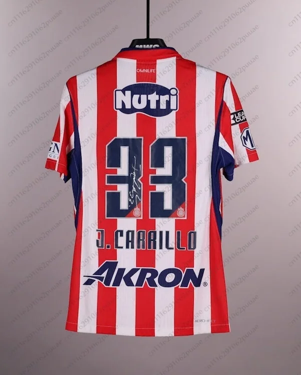2026 Chivas De Guadalajara 3D-Druck Fußballtrikot Herren Atmungsaktives Schnelltrocknendes Kurzarm-T-Shirt Familien-Partnerlook – Detail 12