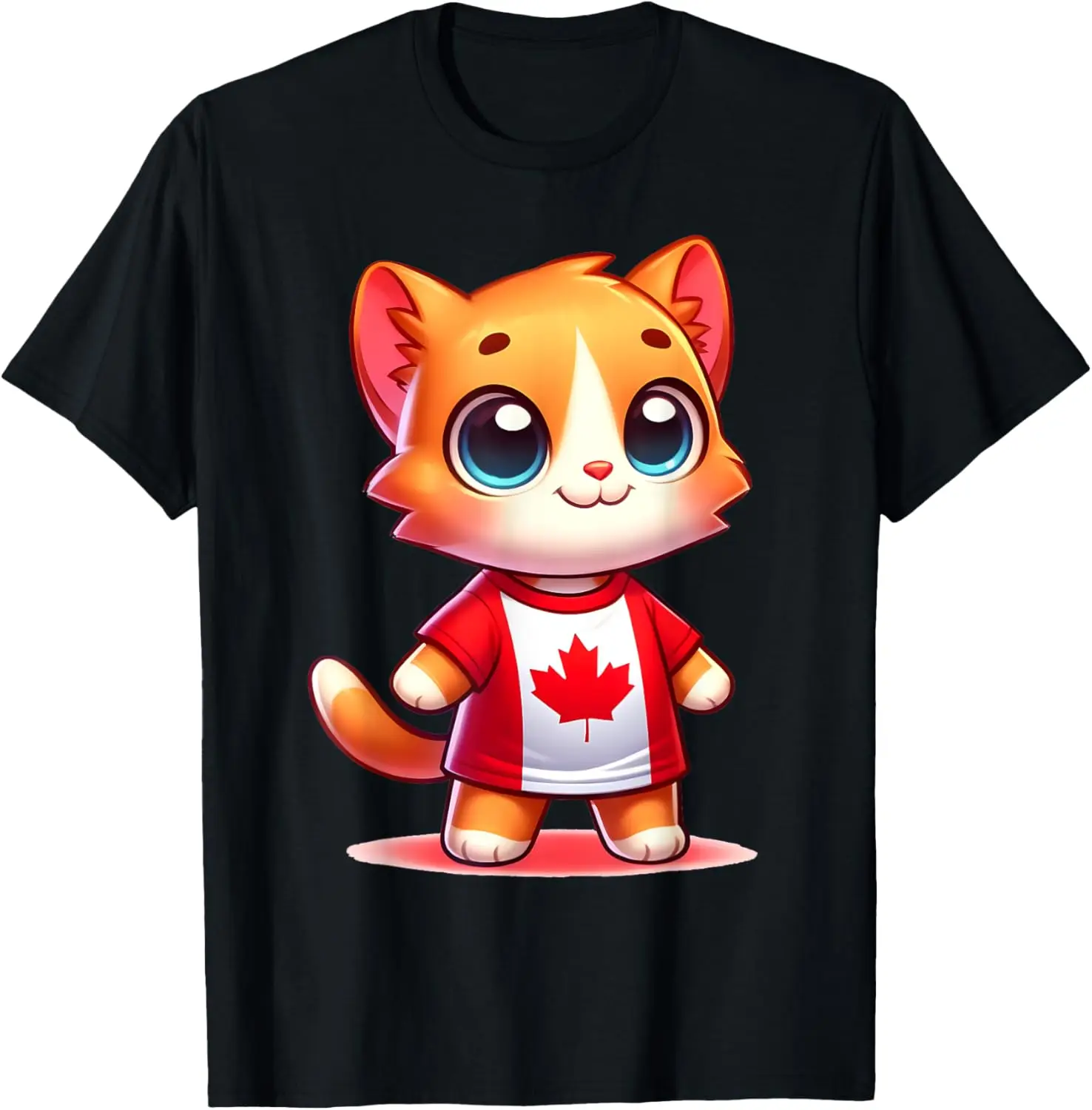 

New t-shirt - Canada Kids Flag Cute Cat Canada Day Flag Canadian Pride T-Shirt