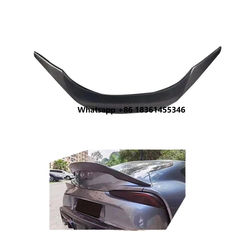 

A90 Durable Accessories Premium Car AccessoriesPeect Fitment Carbon Fiber A90 A91 Rear Wing Trunk Spoiler