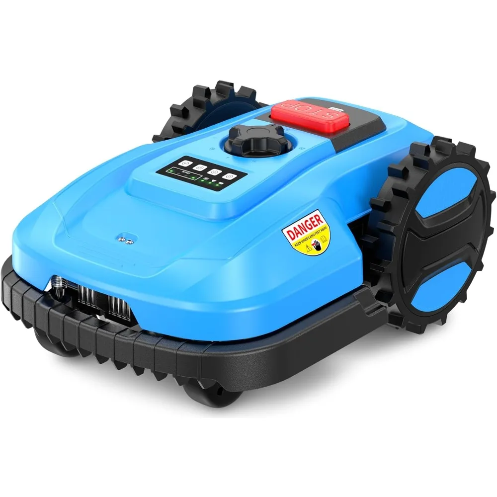 20V 4.0Ah Robotic Lawn Mower 1/4 Acre / 10,890 Sq. Ft, Automatic Lawnmower APP Control with Schedule