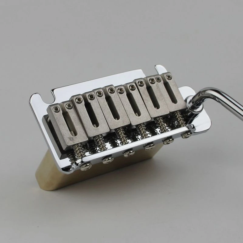 Electric Guitar Tremolo Bridge Tremolo System Brass Base & Stainless Steel Saddles & spring BS184