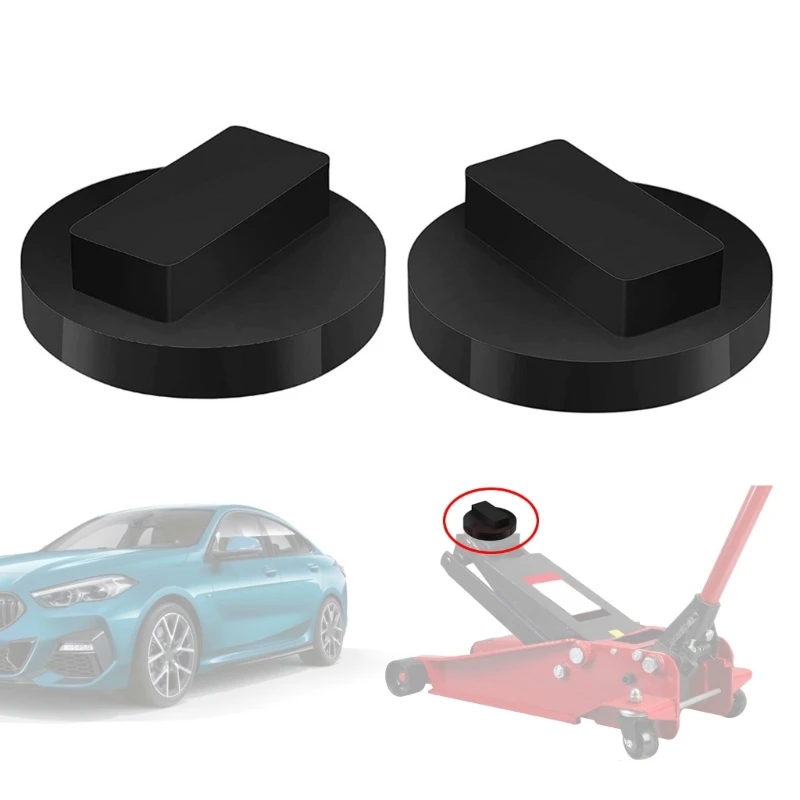 

2/4Pcs Shockproof Car Rubber Pad Slip Resistant Essential Rubber Pad Stable Lifting Support Pad Easy to Use for Vehicle Lifting